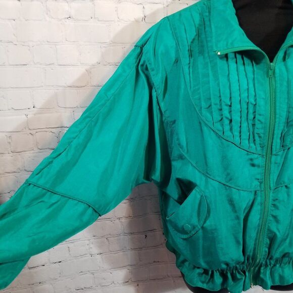 Vintage Bocoo 2 Piece Jade Green Track Suit Set Size Large - Picture 2 of 13